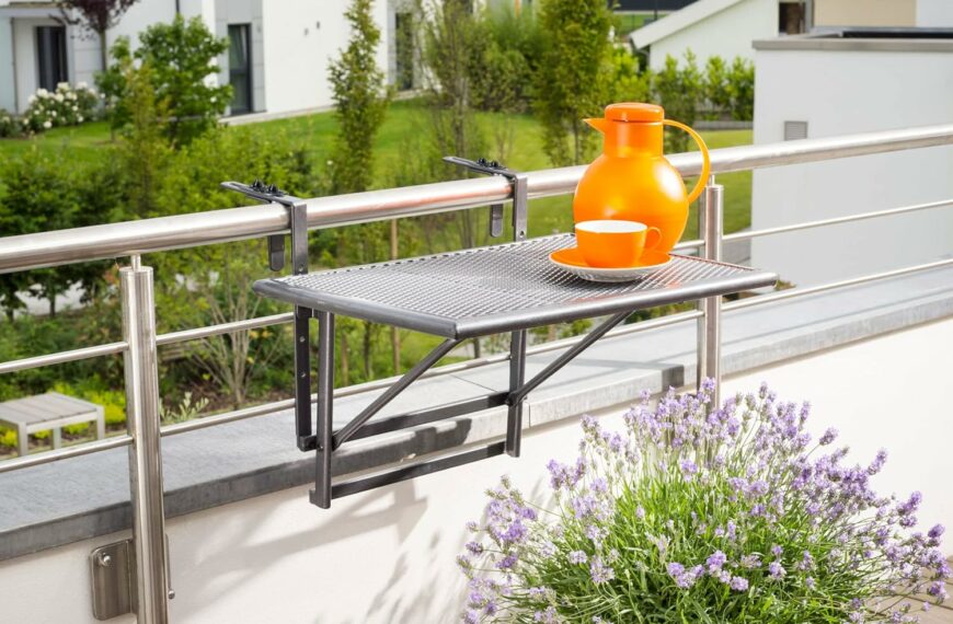 Aménagement petit balcon urbain - Guide d'idées et de meubles pliables adaptés