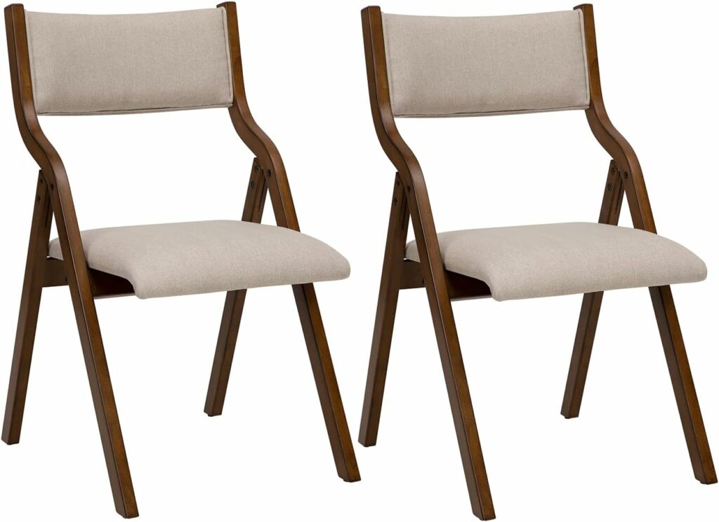 Ball & Cast Lot de 2 chaises de cuisine pliantes