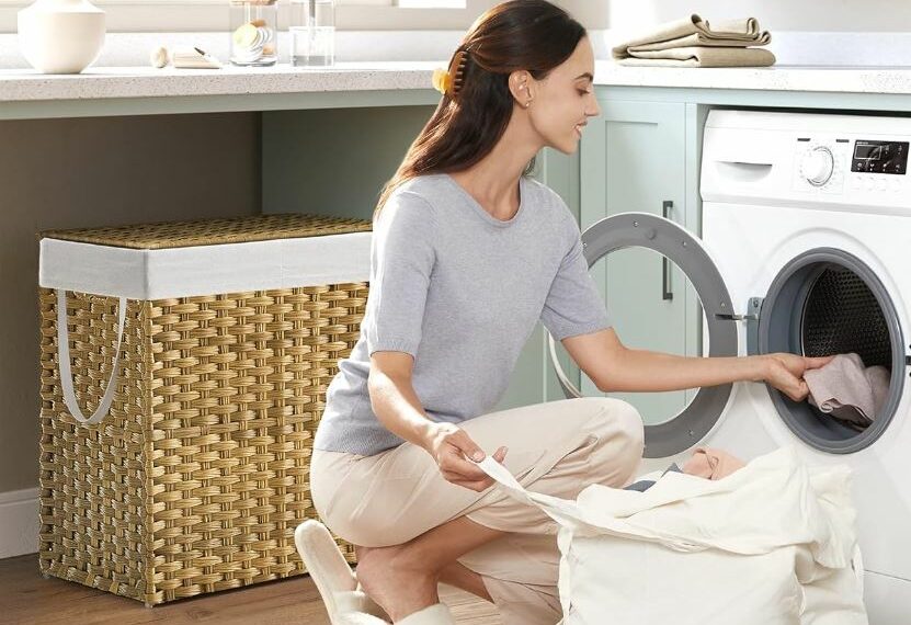 Comparatif 2024 - Top 3 meilleurs paniers à linge en osier XXL pour petits espaces