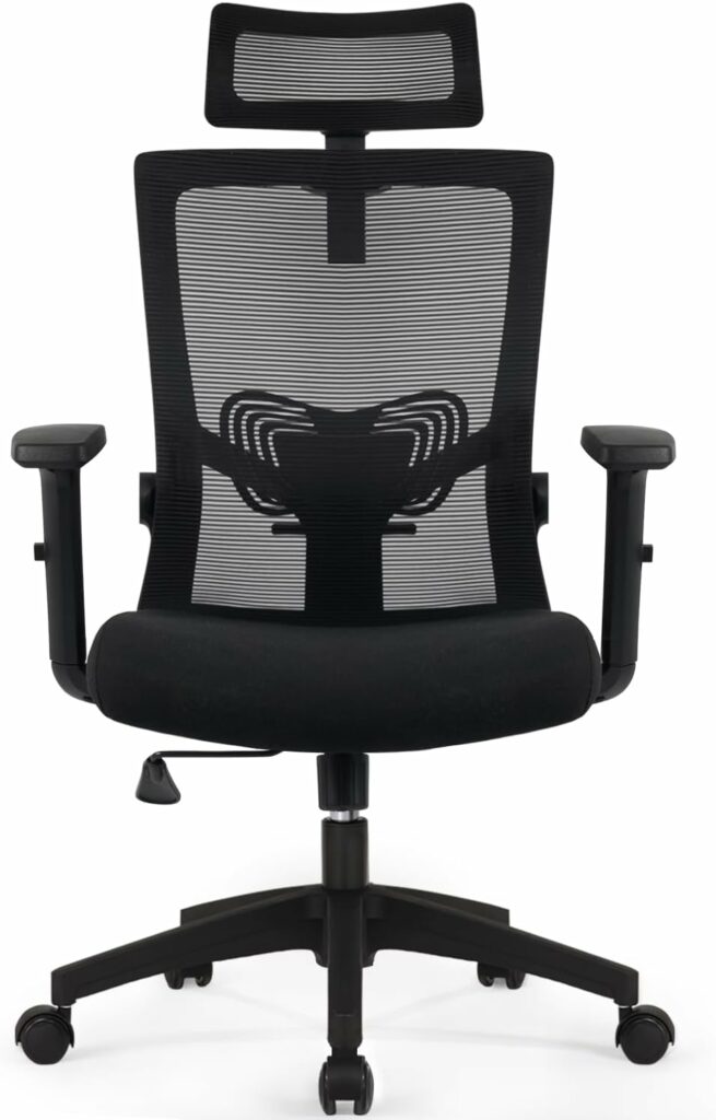 Daccormax Chaise Bureau Ergonomique Fauteuil de Bureau Confortable à roulettes