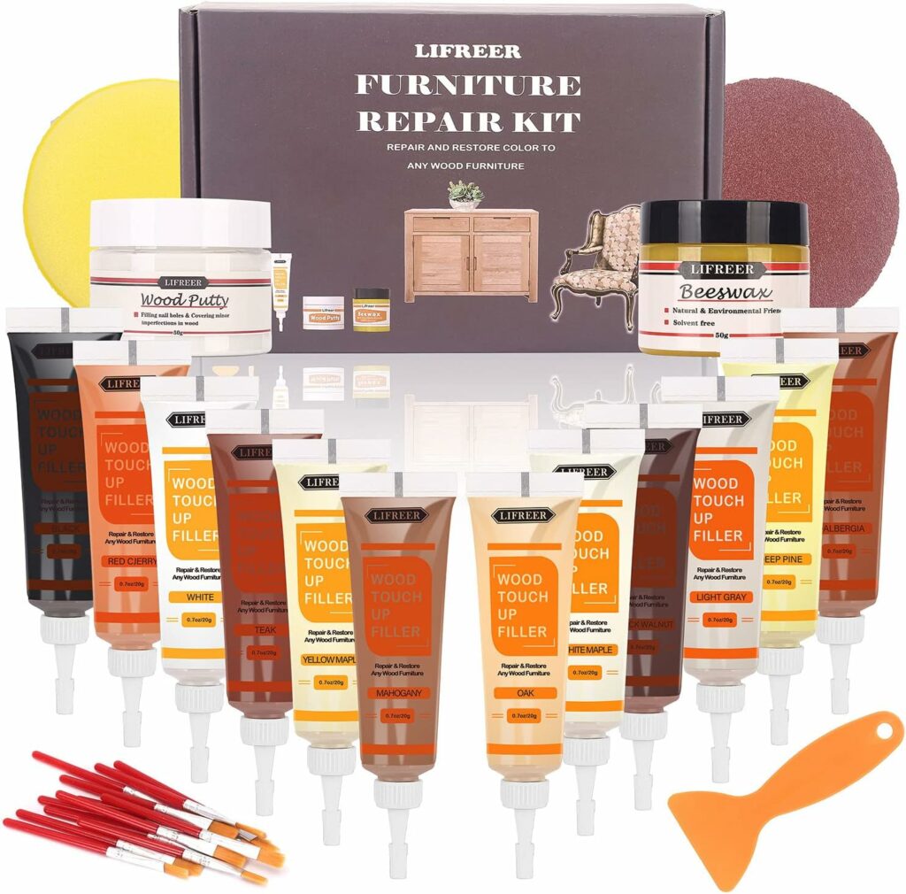 Lifreer Kit Reparation Parquet Mastic Bois Haute Performance