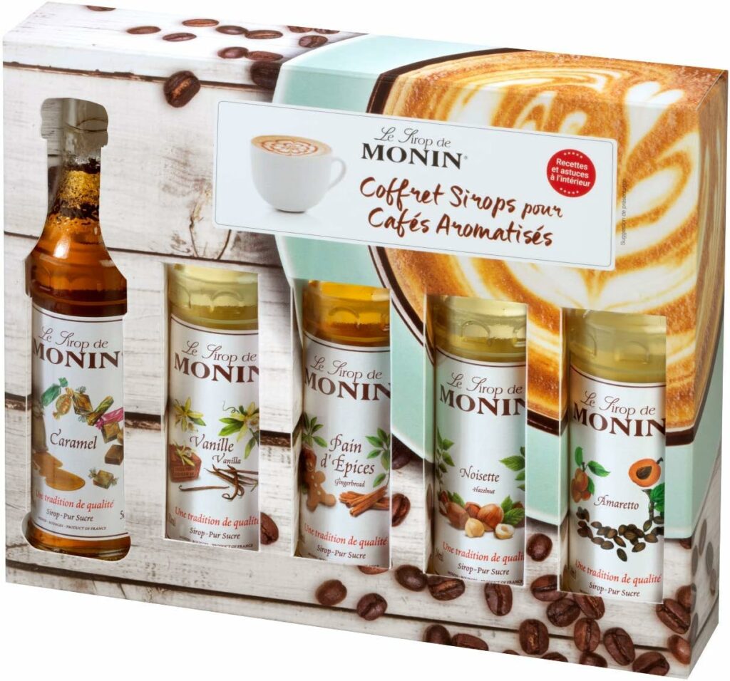 MONIN Coffret sirops pour boissons chaudes et froides