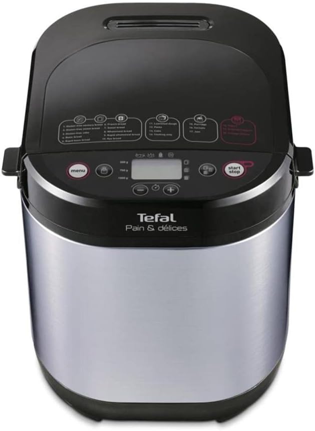 Machine à pain Tefal PF240E38, noir acier inoxydable