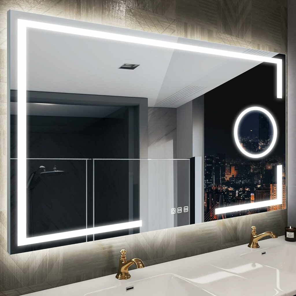 STARLEAD miroir salle de bain avec éclairage 120x70 cm