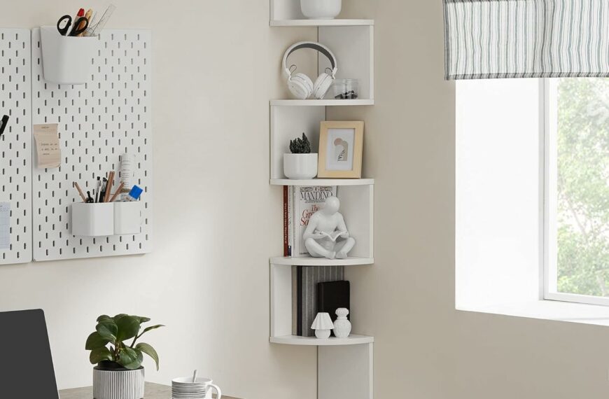 Top 3 des meilleures étagères murales d'angle pour petits espaces en 2024 – Rangement malin et design