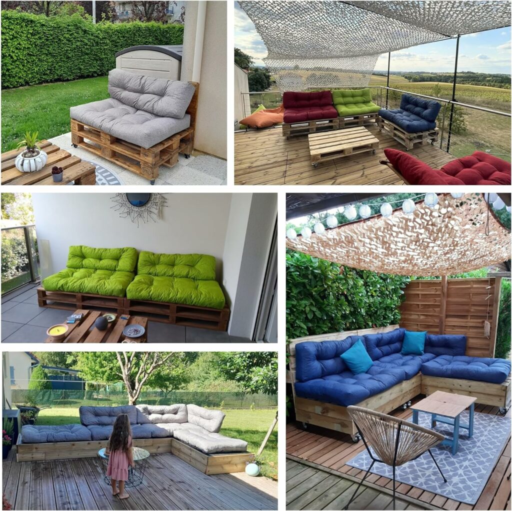 Top 3 des meilleurs coussins de palette imperméables pour un jardin stylé et confortable - Guide d'achat et avis