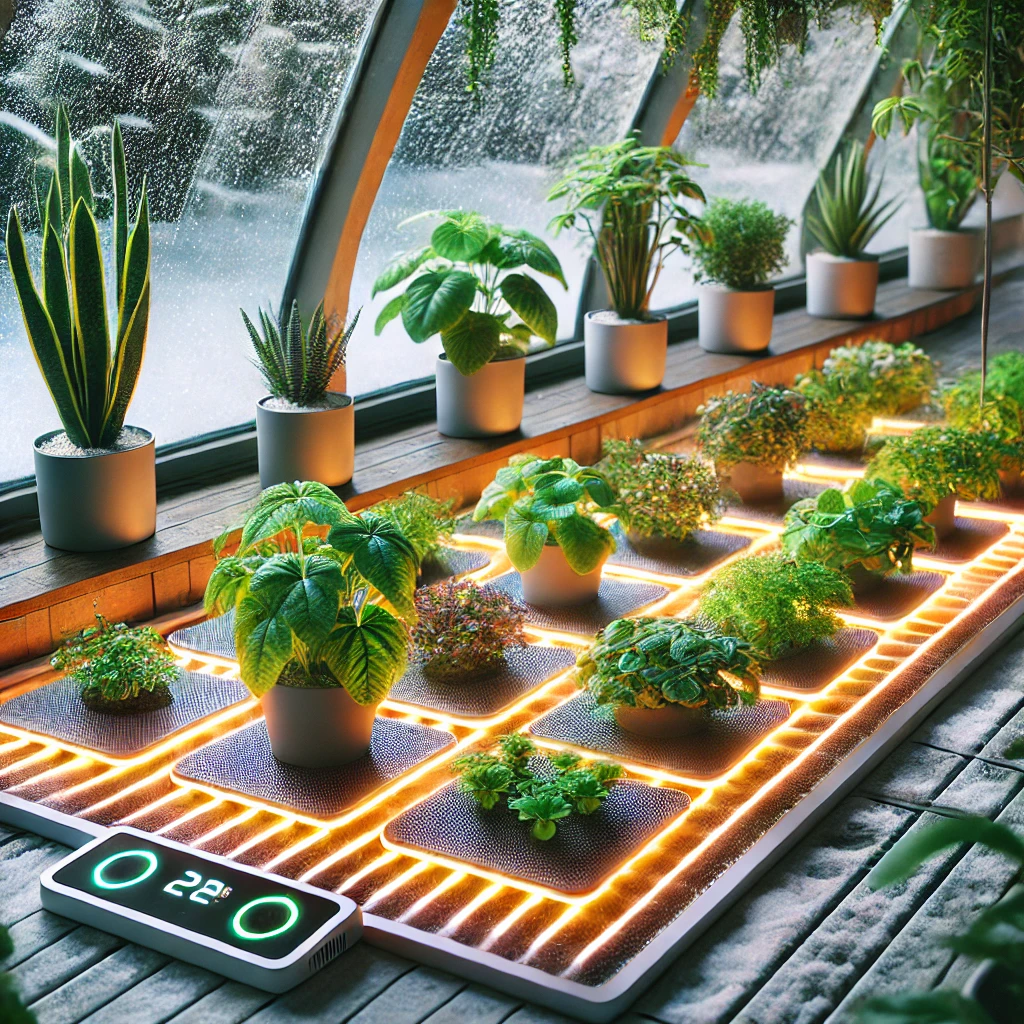 Les tapis chauffants intelligents pour plantes - La tendance 2025 pour un jardinage hivernal réussi