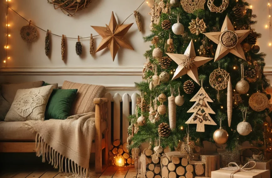 Tendances sapins de Noël 2024 - Écologie, DIY et décorations naturelles