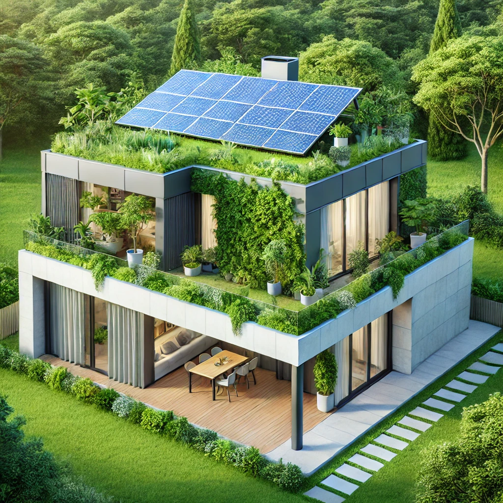 Toits végétalisés et panneaux solaires - La nouvelle tendance écologique pour rénover votre maison en 2024