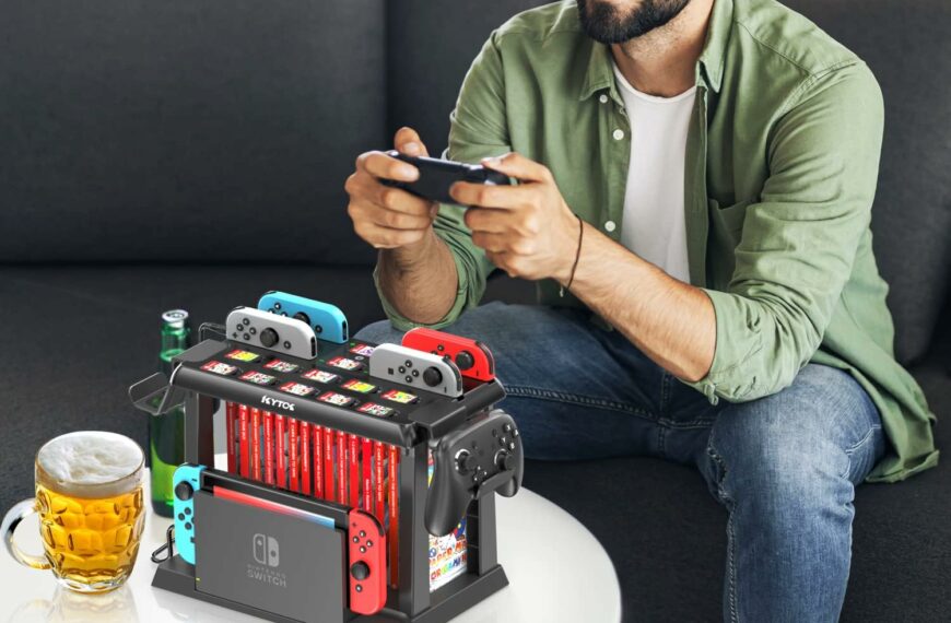 Tour de rangement gaming 2025 - La solution modulaire pour organiser et charger vos accessoires Nintendo Switch
