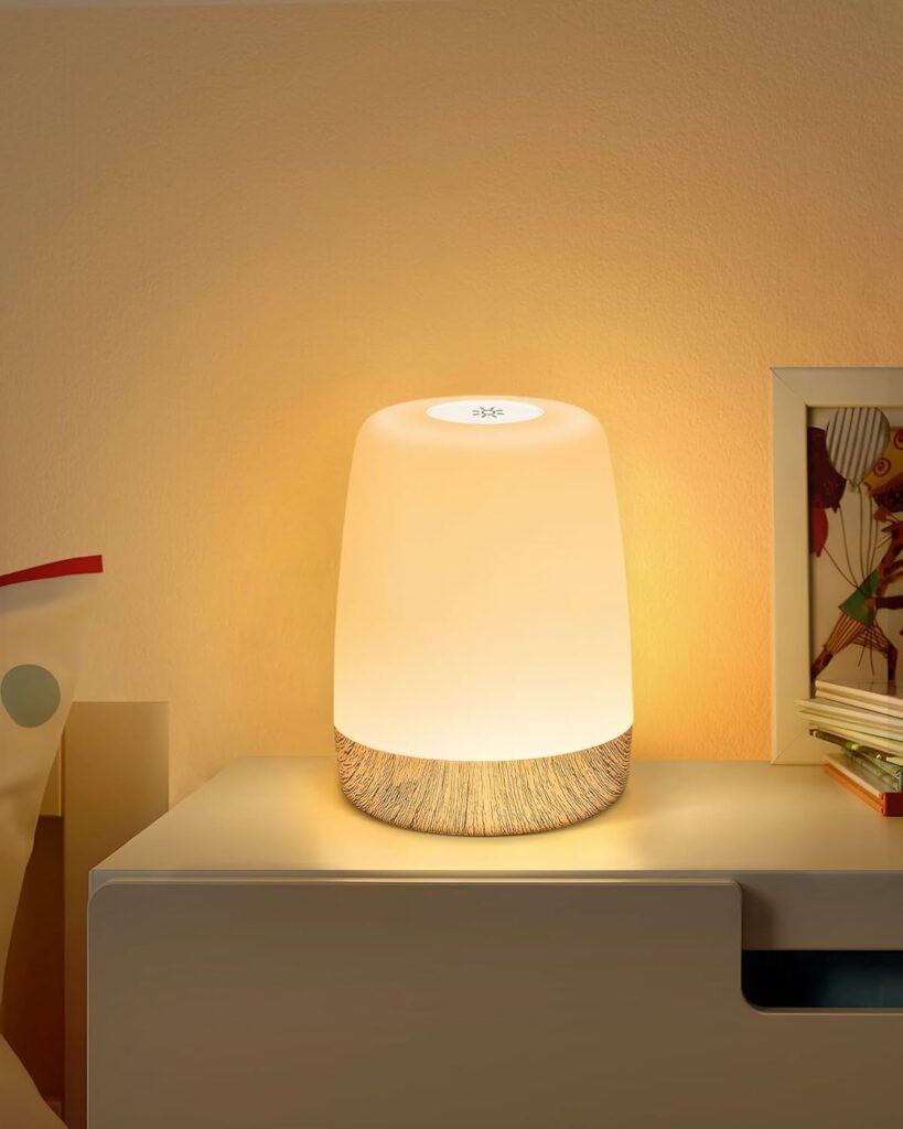 FOMYHEARD Petite lampe de table sans fil