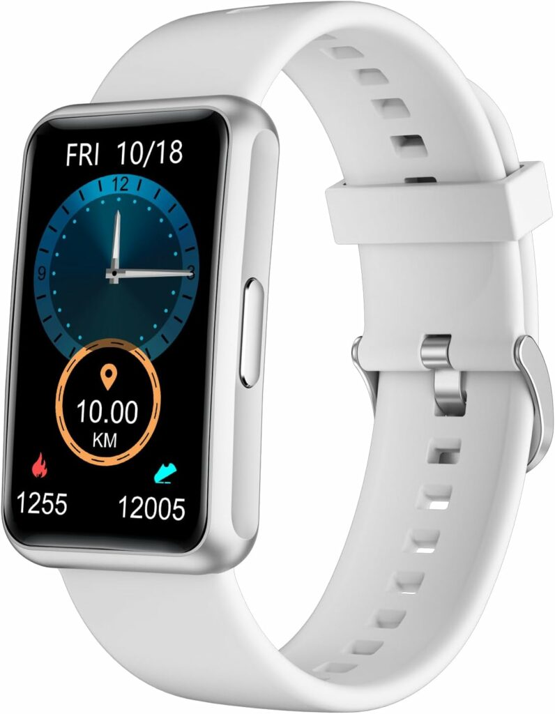 HUAKUA Montre Podometre Marche Bracelet Non Connectée Simple 1.47 Pouces Etanche IP68 pour Femme Homme Enfant Trackers d'Activité Sport Course à Pied Marche KM Calories Sommeil Chronometre Minuteur