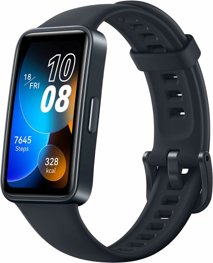 HUAWEI Band 8 Montre Connectée,Écran Tactile sans Bordure,Suivi du Sommeil,100+ Modes d'entrainement,Charge Rapide,Longue durée,10000+Cadrans au Choix,Étanche,Compatible avec iPhone et Android,Noir