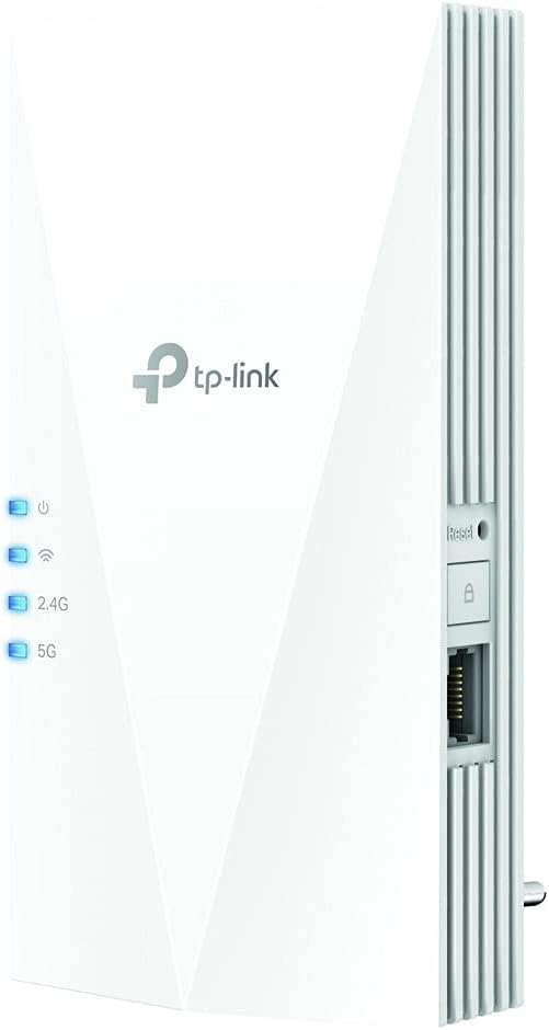 TP-Link Répéteur WiFi 6 RE500X, Amplificateur WiFi AX1500 Mbps, Port Ethernet Gigabit, Repeteur WiFi Puissant, compatible avec les box internet, profitez sans changer votre Box