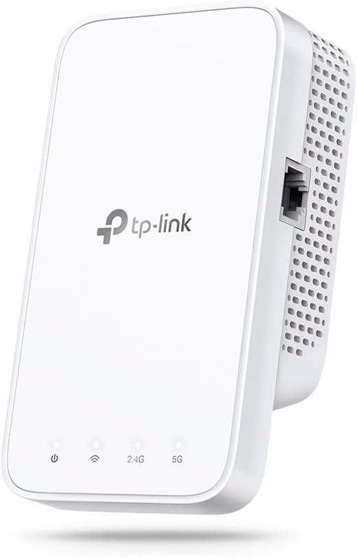 TP-Link Repeteur WiFi RE330, Amplificateur WiFi AC1200 Mbps, Port Ethernet Gigabit, Repeteur WiFi Puissant, compatible avec les box internet, profitez sans changer votre Box