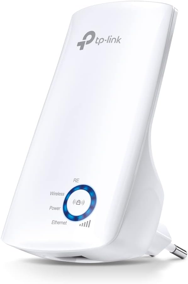 TP-Link Répéteur WiFi TL-WA850RE, Amplificateur WiFi N300, WiFi Extender, WiFi Booster, 1 Port Ethernet, couvre jusqu'à 90㎡, Compatible avec toutes les box internet