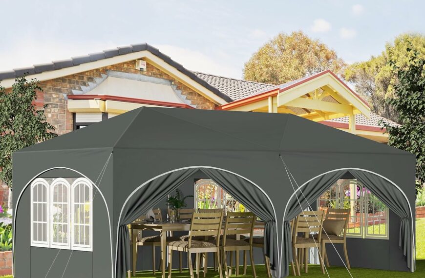 Top 3 meilleures tonnelles autoportantes pliantes et robustes de jardin pour camping - Comparatif, avis, test, prix et guide d'achat
