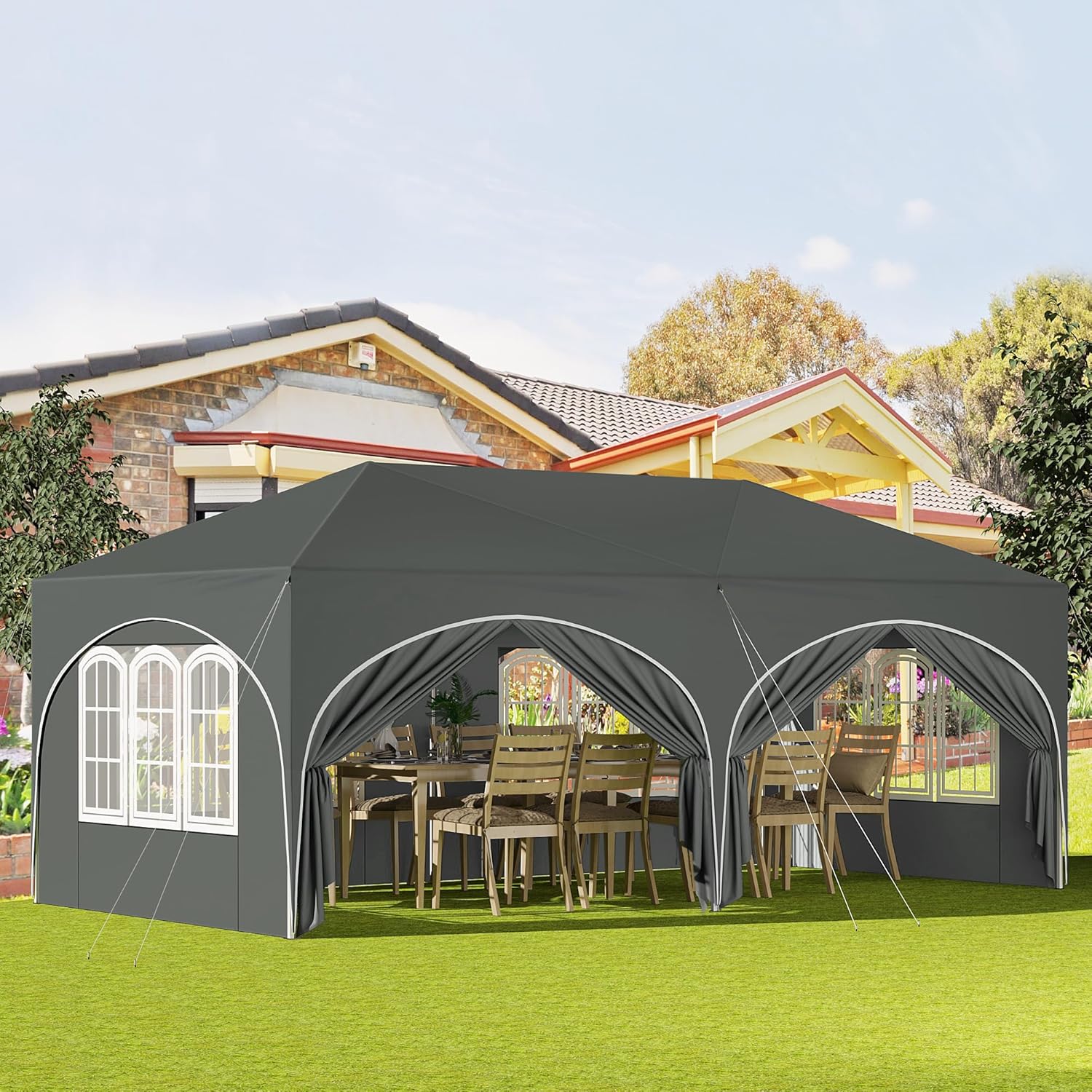 Top 3 meilleures tonnelles autoportantes pliantes et robustes de jardin pour camping - Comparatif, avis, test, prix et guide d'achat