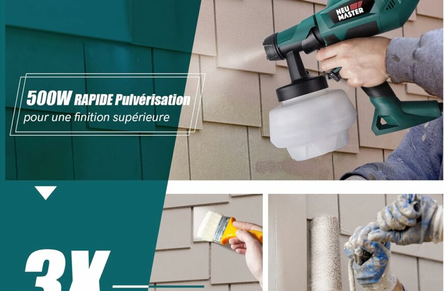 Top 3 meilleurs pistolets à peinture pour finitions parfaites - Comparatif, avis, test, prix et guide d'achat