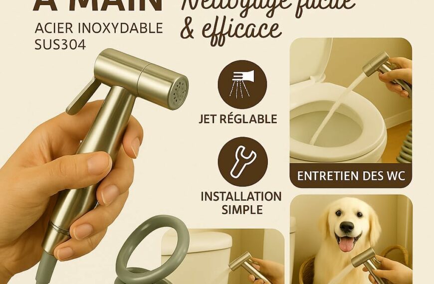 Meilleures douchettes WC haut de gamme - hygiène, confort et technologie au quotidien