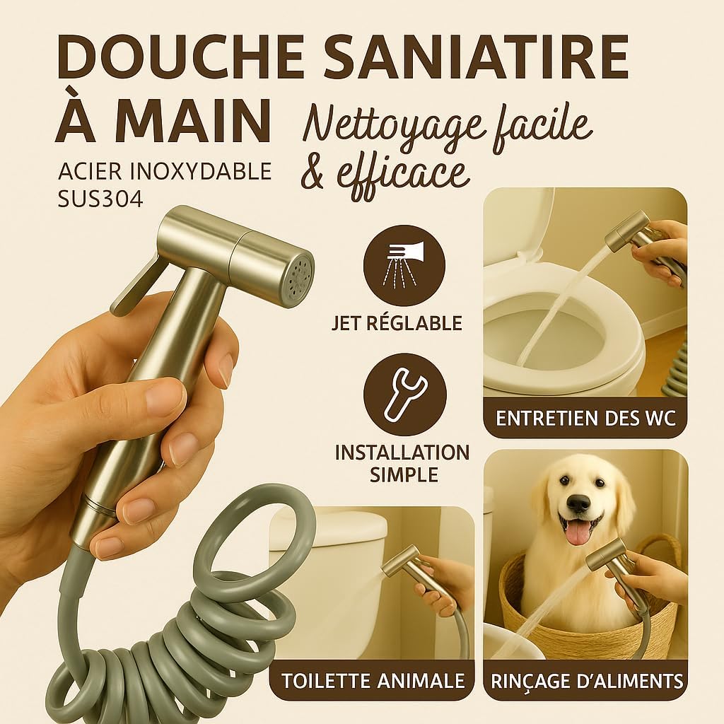 Meilleures douchettes WC haut de gamme - hygiène, confort et technologie au quotidien